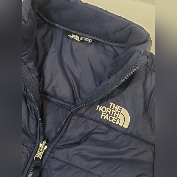 NORTHFACE SIZE 7/8 Puffer Jacket Navy - Picture 9 of 10